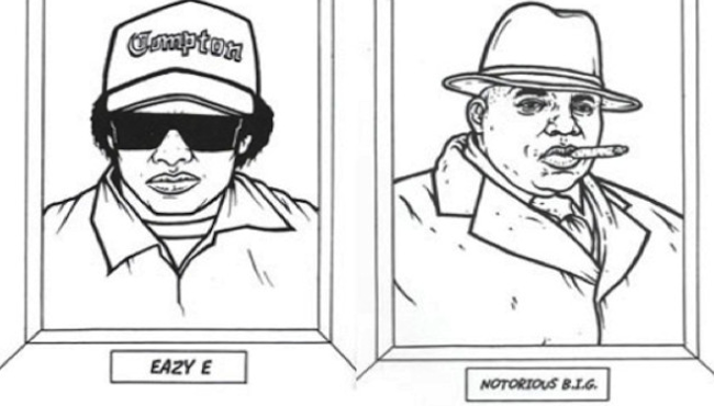 gangsta rap coloring pages - photo #44